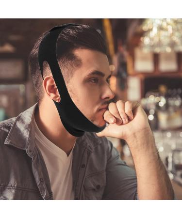 Healvian Anti Snoring Chin Strap 2Pcs - Adjustable Stop Snoring Solution for Better Sleep - Black - Buy Online on SooperMarket.com