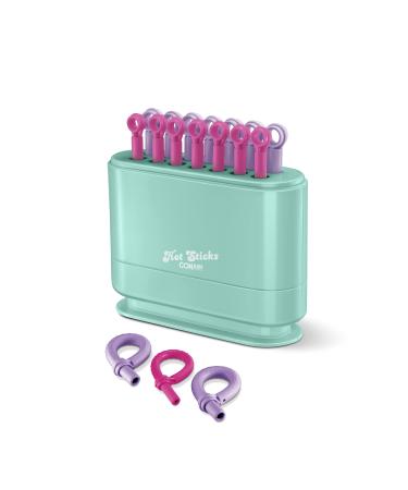 Conair HOT STICKS, Silicone Hot Roller Set with 7 Small and 7 Medium Rollers, No Clips Needed