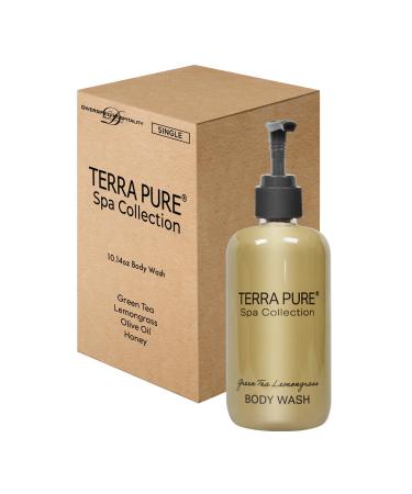 Terra Pure Body Wash | Spa Collection | Hotel Amenities in Pump Bottle | 10.14 oz. / 300 ml (Single Bottle)