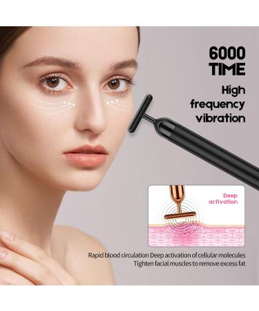 2-in-1 Electric Face Massager Kit - Facial Roller & T Shape Massager | Beauty Bar for Skin Care Tools - Buy Online on SooperMarket.com