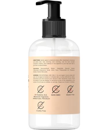Hyaluronic Acid Serum for Face & Skin - 8 oz | Paraben & SLS Free Moisturizer - Buy Online on SooperMarket.com