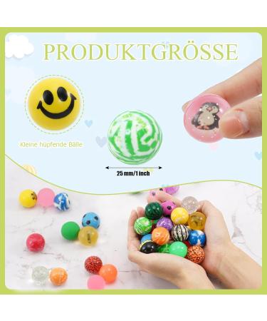 Buy DazaRey Flummi - 50 Colorful 25mm Bouncy Rubber Balls for Kids | Perfect for Birthday Gifts & Classroom Fun - Buy Online on SooperMarket.com
