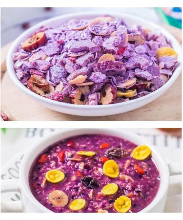 Purple Potato Konjak Congee cereal 17.6oz/500g Instant cereal nutritious breakfast substitute powder Light and Full Congee oatmeal packets quick oats 500g - Buy Online on SooperMarket.com