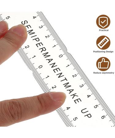 Milisten Eyebrow Stencil & Shaping Template - Reusable Microblading Ruler for DIY Makeup - Buy Online on SooperMarket.com