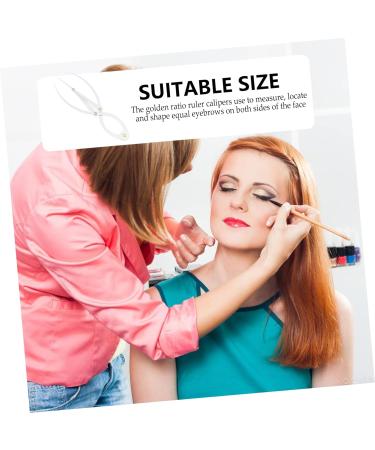 1 Pc Three- Point Grooming Stencil Girl Eyebrow Measuring Tool Positioning Ruler Travel Portable - Buy Online on SooperMarket.com