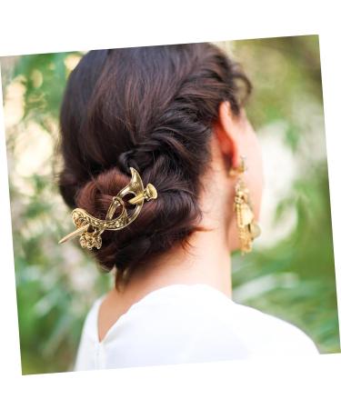 ABOOFAN Hair Barrettes Hair Clips Bun Cuff High Bun Clip Cage Clips Bun Hair Clip Bun Clips Hair Bun Accessories Hair Bun Clip Hair Barrette with Stick Hair Accessories Headgear Metal - Buy Online on SooperMarket.com