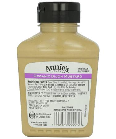 Annie's Naturals Organic Dijon Mustard 9 oz - Buy Now for a Flavorful Twist! - Buy Online on SooperMarket.com