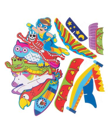 Buy Baker Ross AT910 Flying Glider Bumper Assortment - Fun Kids Party Favors & Small Toys Pack of 12 | International Shipping Available - Buy Online on SooperMarket.com