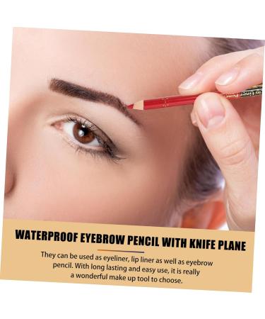 PLAFOPE 24 Pcs Lip Liner Eyeliner Eye Liner Pens Black Eyebrow Liner Lip Liner Pencil Lipliner Pencil Wooden - Buy Online on SooperMarket.com