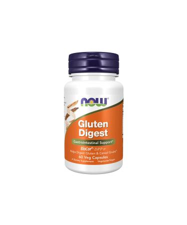 NOW Supplements, Gluten Digest with BioCoreDPP IV, Gastrointestinal Support*, 60 Veg Capsules