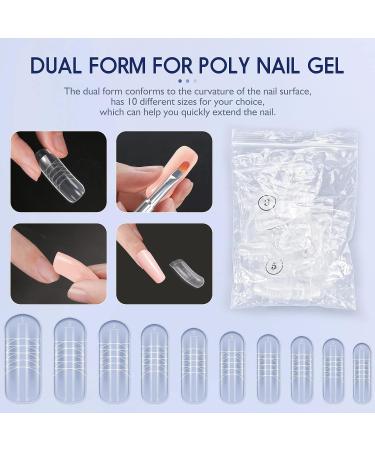 Saviland Poly Gel Slip Solution Kit 120ML - Anti-Stick Liquid with Dual-Ended Brush for Poly Extension Nails - Manicure Starter Kit for DIY Nail Art - Buy Online on SooperMarket.com