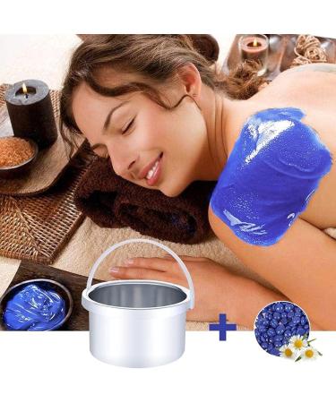 Hard Wax Beads 4 X 100G Painless Hard Wax Beans with 10 Applicators Professional Wax Beads for Eyebrow Armpit Bikini Back Chest Legs Painless Hair Removal 4 Packs Wax - Buy Online on SooperMarket.com