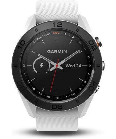 Garmin Approach S60 Premium GPS Golf Watch - White Silicone Band - Buy Online on SooperMarket.com