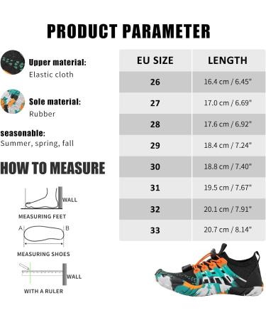 Shop Bathing Shoes for Kids Slipproof Water Shoes for Boys & Girls | Aqua Shoes for Beach Pool & Surf Size 26 EU - Buy Online on SooperMarket.com