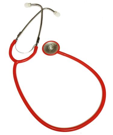 EMI Basix Single Head Stethoscope - Red
