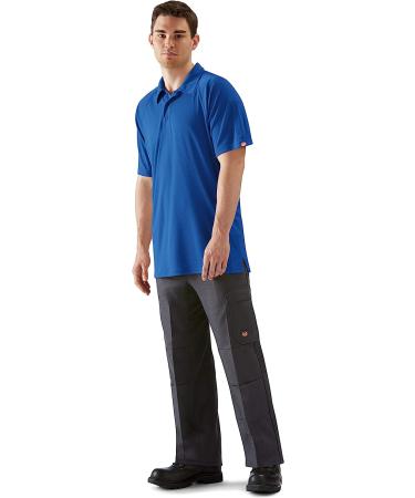 Red Kap Men's Big & Tall Active Performance Polo Shirt - 4XL, Royal Blue - Buy Online on SooperMarket.com