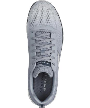 Skechers Men's Track Ripkent Sneaker - Light Grey Mesh - Size 42 EU - International Shipping Available - Buy Online on SooperMarket.com