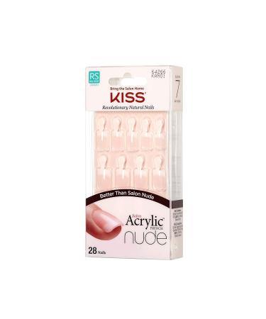 KISS Salon Acrylic Nude 28 Nails 3 Pack - 28 Count - Buy Online on SooperMarket.com