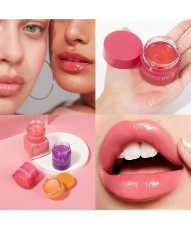 Lip Sleeping Mask Grape Lip Masks Grape Lip Balm for Fades Lip Lines Lip Moisturiser Lip Balms for Dry Chapped Peeling Cracked Lips Dark Lips Care 20g - Buy Online on SooperMarket.com