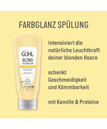 Guhl Blond Advantage Set - Shampoo Conditioner & Treatment for Blonde Bleached Fine Hair - 550 ml - International Shipping Available - Buy Online on SooperMarket.com