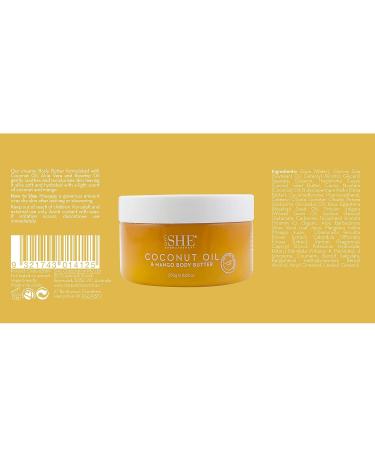 Om She Aromatherapy Coconut & Mango Body Butter - Hydrating and Nourishing - Buy Online on SooperMarket.com