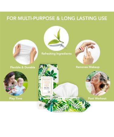 Body Prescriptions Makeup Remover Wipes Bulk Pack of 2 - 100 Facial Cleaning Cloths - Removes Makeup, Mascara, Dirt and Oil - Flip Top 50 Count (Pack of 2) - Buy Online on SooperMarket.com