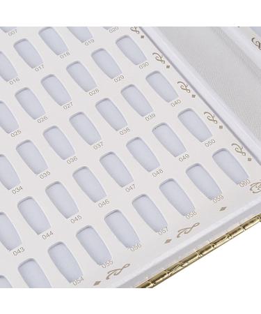 OUHUAN 2X 120 Tips Nail Color Art Display Book Nail Polish Color Chart Color Chart Cute Nail Art Chart for - Buy Online on SooperMarket.com