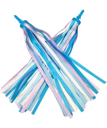 PLATT Blue Handlebar Fringe Streamer Ribbons for Children's Bicycles & Scooters - 1 Pair - Buy Online on SooperMarket.com