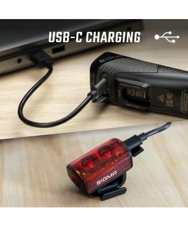 Sigma Buster 400 TR.RL 80 LED USB Headlight Set - Sport Black One Size | International Shipping Available - Buy Online on SooperMarket.com