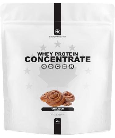 Canadian Protein Whey Concentrate 24g of Protein | 6 kg of Cinnabun Flavored Low Carb Keto Friendly Workout Recovery Drink | Protein Powder Rich in BCAA Amino Acids - Buy Online on SooperMarket.com