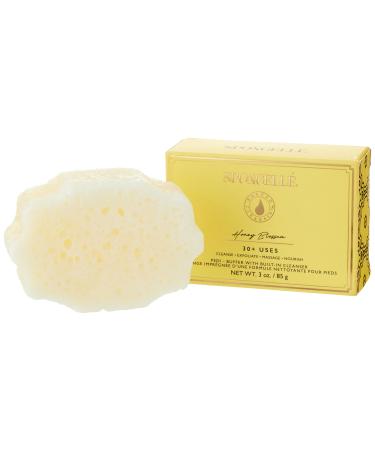 Spongell Pedi-Buffer - Cleanse Exfoliate & Polish Feet - Honey Blossom