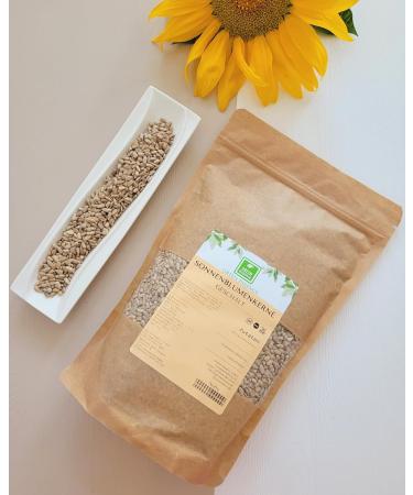 Buy Unsalted Peeled Sunflower Seeds - Shell-Free Vegan Snack & Baking Ingredient (1 kg) - Green Essence - Buy Online on SooperMarket.com