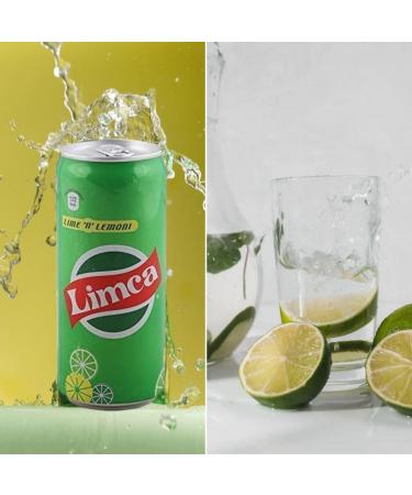 Limca Can 330ml Soft Drink Cold Drink Can Refreshing Lemon Drink Strong Taste Beverages (Pack of 5) Lemon Pack of 5 - Buy Online on SooperMarket.com
