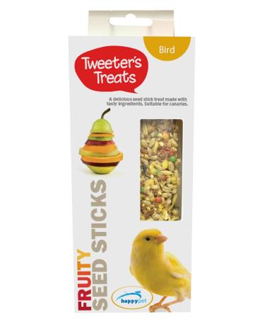 Tweeter's Treats Seed Sticks for Canaries - Fruity 2 Count (Pack of 1)