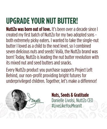 Buy Nuttzo 7 Nut & Seed Butter - Chocolate Keto Crunchy 12 oz | Healthy Snack - Buy Online on SooperMarket.com