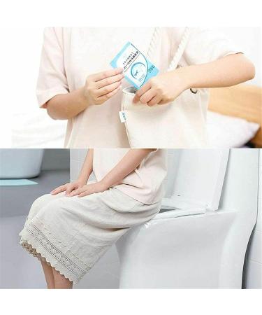 Biodegradable Disposable Plastic Toilet Seat Cover Disposable Paper Toilet Seat Covers for Travel Toilet Seat Waterproof and Non Slip Independent Packaging (30PCS) - Buy Online on SooperMarket.com