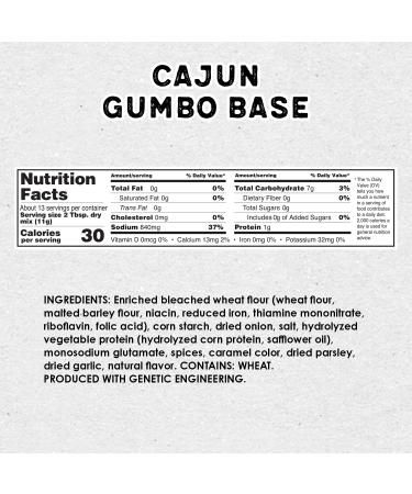 Cajun Gumbo Base 5 oz - Pack of 3 | Authentic Louisiana Flavor - Buy Online on SooperMarket.com