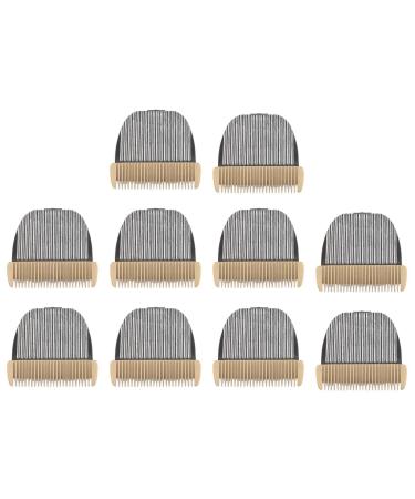 PRIZOM 10X Grooming Ceramic Head Shaving Blade 40mm 24 Teeth for Animal Clipper Trimmer