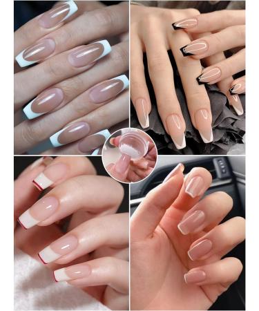 EBANKU 2PCS Clear Nail Stamper Set with Scrapers - Double Sided Silicone Jelly Stampers for Manicure - Buy Online on SooperMarket.com