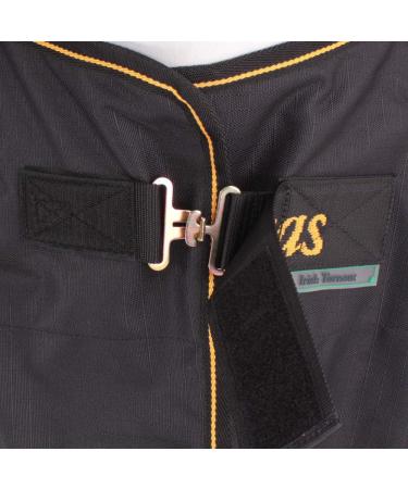 Kerbl Bucas Irish Turnout Horse Blanket Light 50g - Durable 155 SW Gold & Black - International Shipping Available - Buy Online on SooperMarket.com