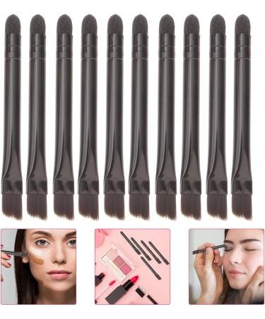 KALLORY 10 Pcs Eye Shadow Brush Makeup Applicator Eye Defining Brush Sponge Makeup Brush The Face Miss Blush 5.8X0.7X0.5CM Black - Buy Online on SooperMarket.com