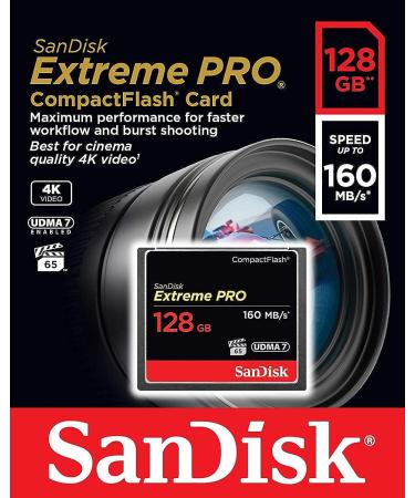 SanDisk Extreme PRO 64GB Compact Flash Memory Card | Up to 160MB/s Speed | UDMA 7 - Buy Online on SooperMarket.com