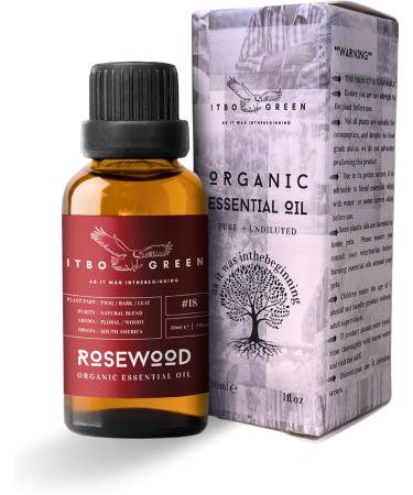 100% Organic Rosewood Essential Oil | Pure & Natural | 30ml - 1oz | Aromatherapy | Unblended - Buy Online on SooperMarket.com