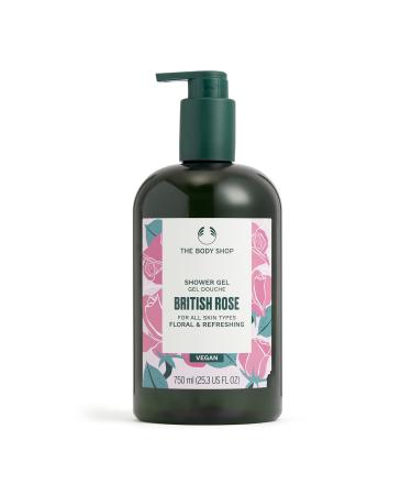 The Body Shop British Rose Shower Gel  25.3 Fl Oz British Rose 25.3 Fl Oz (Pack of 1)