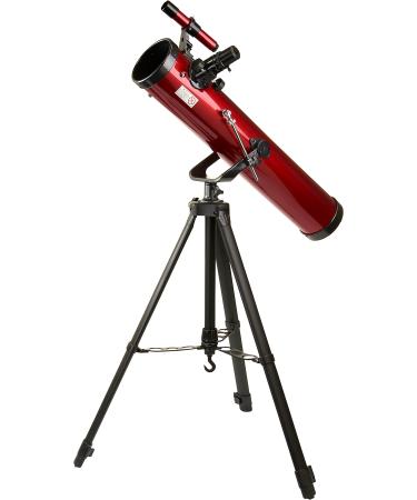 Carson Red Planet 35-78x76mm Newtonian Reflector Telescope (RP-100) , Red Telescope RP-100