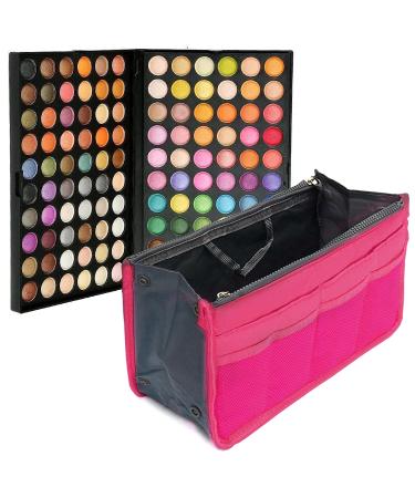 Alayna 120-Color Eyeshadow Palette - Matte, Shimmer & Metallic with Free Cosmetic Bag | Perfect for Women & Girls - Buy Online on SooperMarket.com