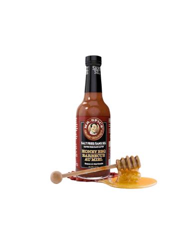 Mr. Spice Organic Honey BBQ Sauce - Salt-Free Barbecue Sauce - Fat-Free Marinade - Gluten-Free - Vegetarian - Low Calorie