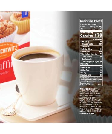 Manischewitz Cinnamon Muffin Mix 12oz (2 Pack) - Kosher for Passover - Easy Prep - Fun Family Baking - Buy Online on SooperMarket.com