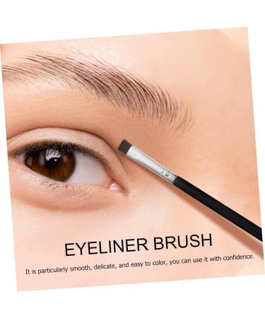 Baluue 30 Pcs Flat Eyebrow Brush Eyeliner Makeup Brush Eyeliner Brush Eye Tool Brush Black Artificial Fiber - Buy Online on SooperMarket.com