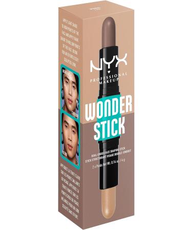 NYX Professional Makeup Highlight & Contour Stick - Wonder Stick Fair 01 - Vegan & Blendable - Buy Online on SooperMarket.com